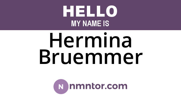 Hermina Bruemmer
