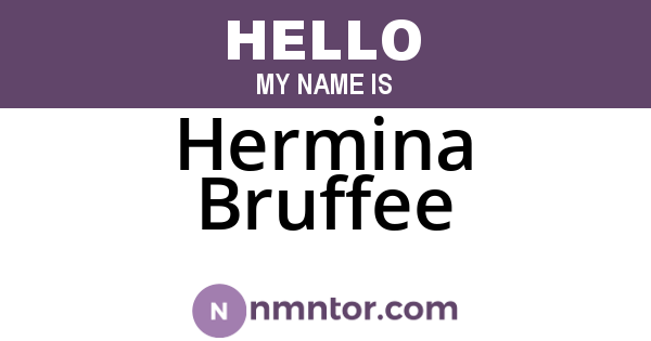 Hermina Bruffee