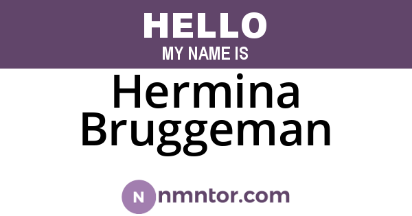 Hermina Bruggeman
