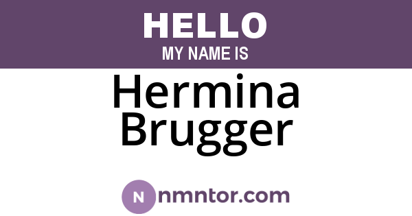 Hermina Brugger