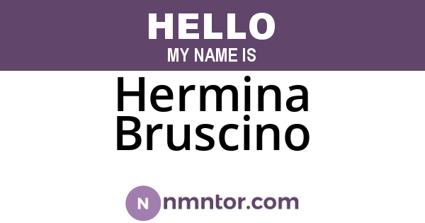Hermina Bruscino