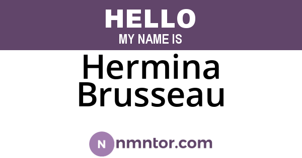 Hermina Brusseau