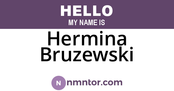 Hermina Bruzewski