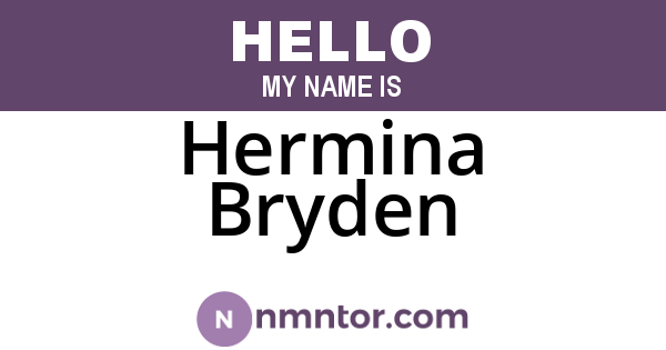 Hermina Bryden