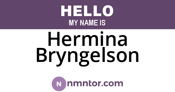 Hermina Bryngelson
