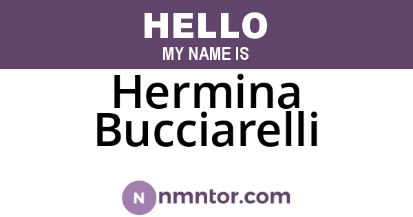 Hermina Bucciarelli