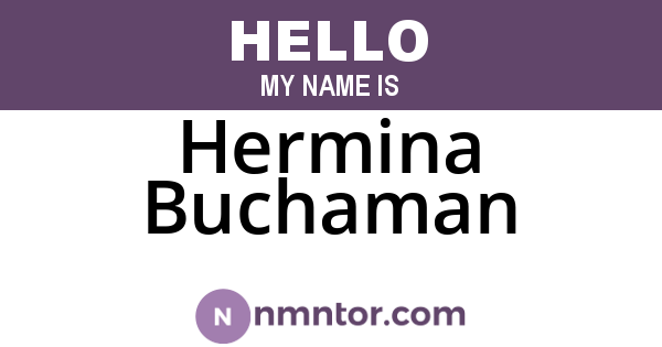 Hermina Buchaman