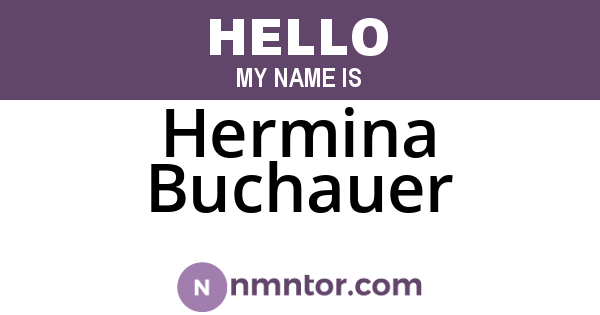 Hermina Buchauer