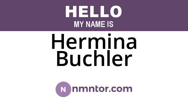 Hermina Buchler