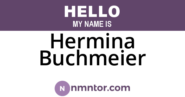 Hermina Buchmeier
