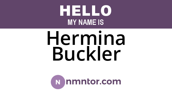 Hermina Buckler