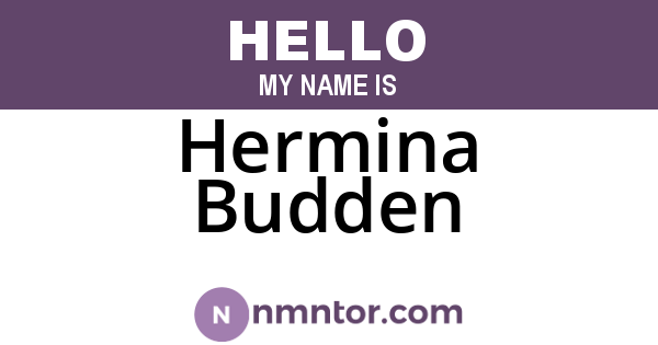 Hermina Budden