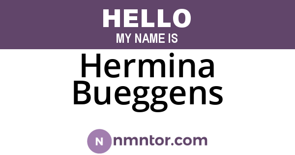 Hermina Bueggens