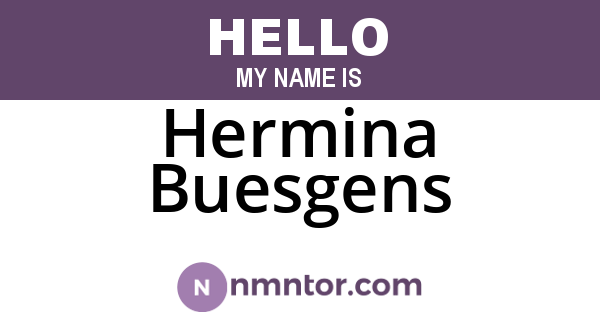 Hermina Buesgens