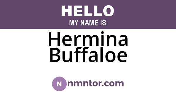 Hermina Buffaloe