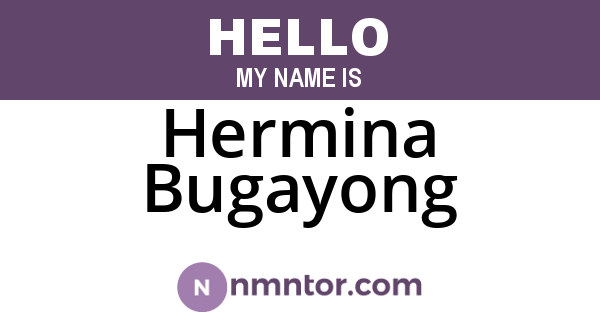 Hermina Bugayong