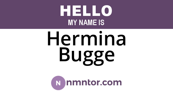 Hermina Bugge