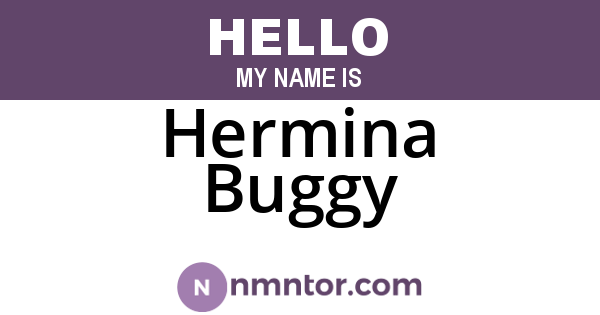 Hermina Buggy