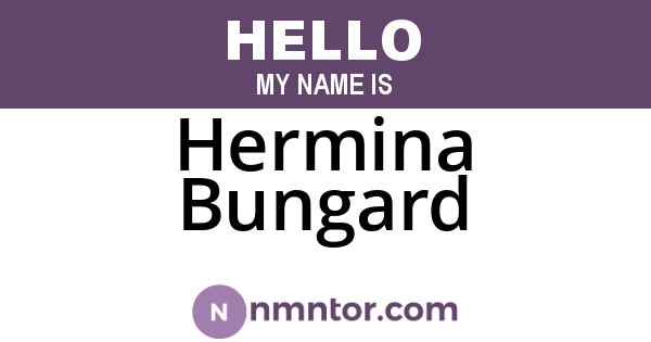 Hermina Bungard