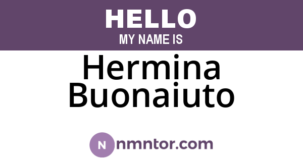 Hermina Buonaiuto