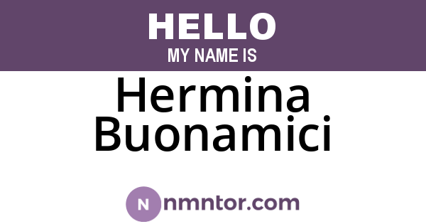 Hermina Buonamici