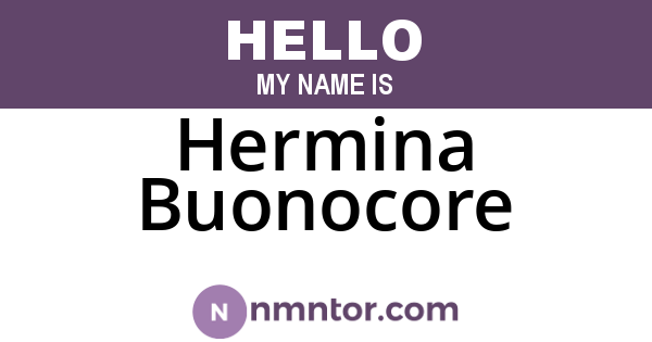 Hermina Buonocore