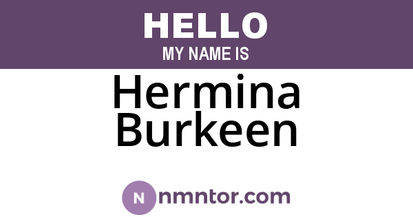 Hermina Burkeen