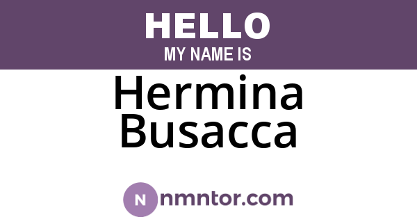 Hermina Busacca
