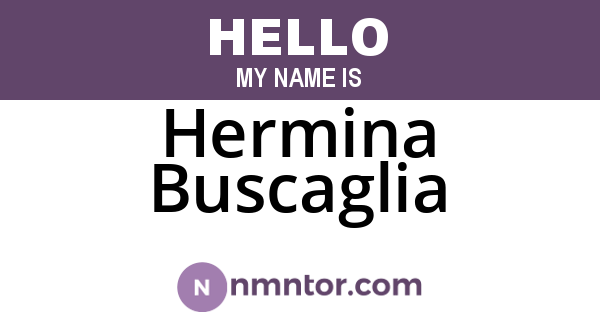 Hermina Buscaglia