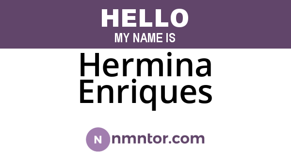 Hermina Enriques