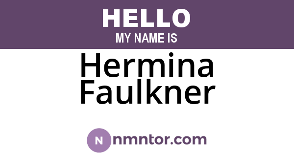 Hermina Faulkner