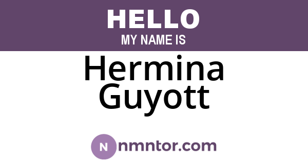 Hermina Guyott