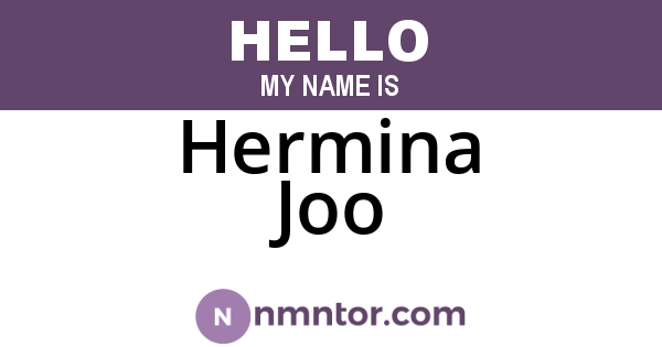 Hermina Joo