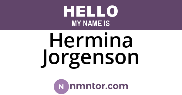 Hermina Jorgenson