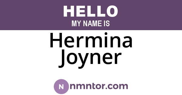Hermina Joyner