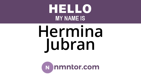 Hermina Jubran