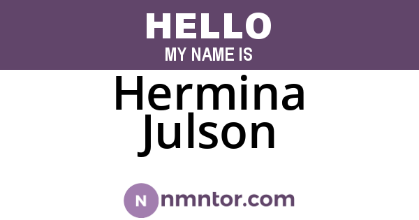 Hermina Julson