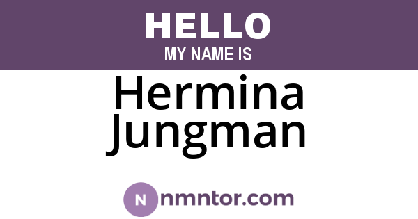 Hermina Jungman