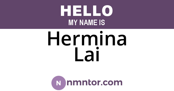 Hermina Lai