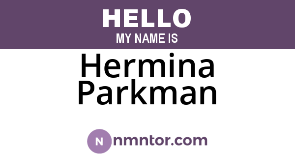 Hermina Parkman