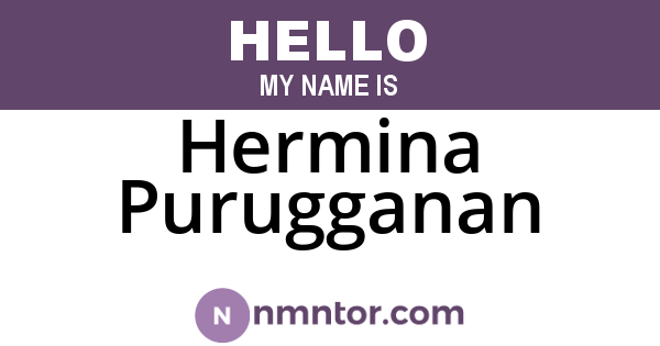 Hermina Purugganan