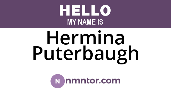 Hermina Puterbaugh