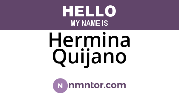 Hermina Quijano