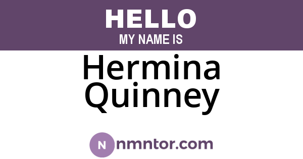 Hermina Quinney