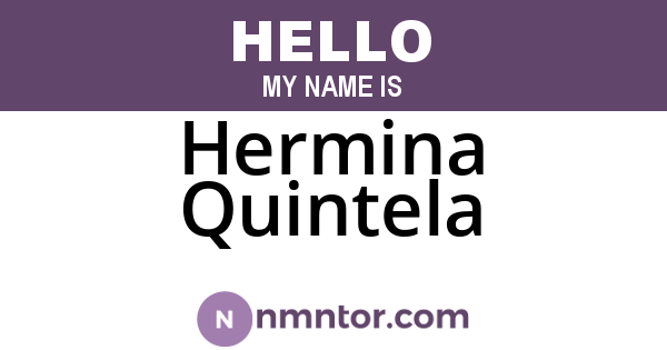 Hermina Quintela