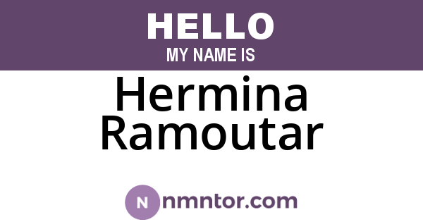 Hermina Ramoutar
