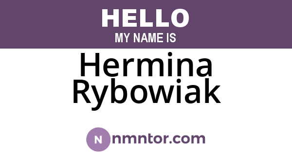 Hermina Rybowiak