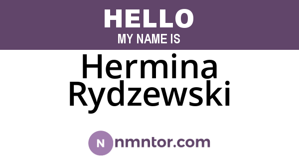 Hermina Rydzewski