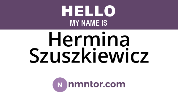 Hermina Szuszkiewicz