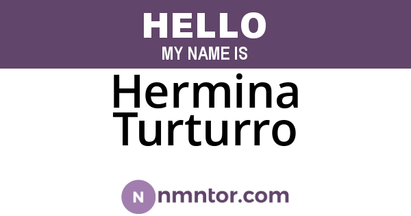Hermina Turturro